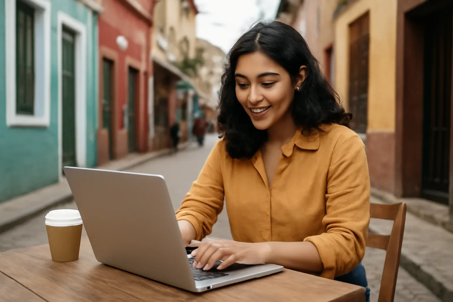 Editorial image of blog in a local context