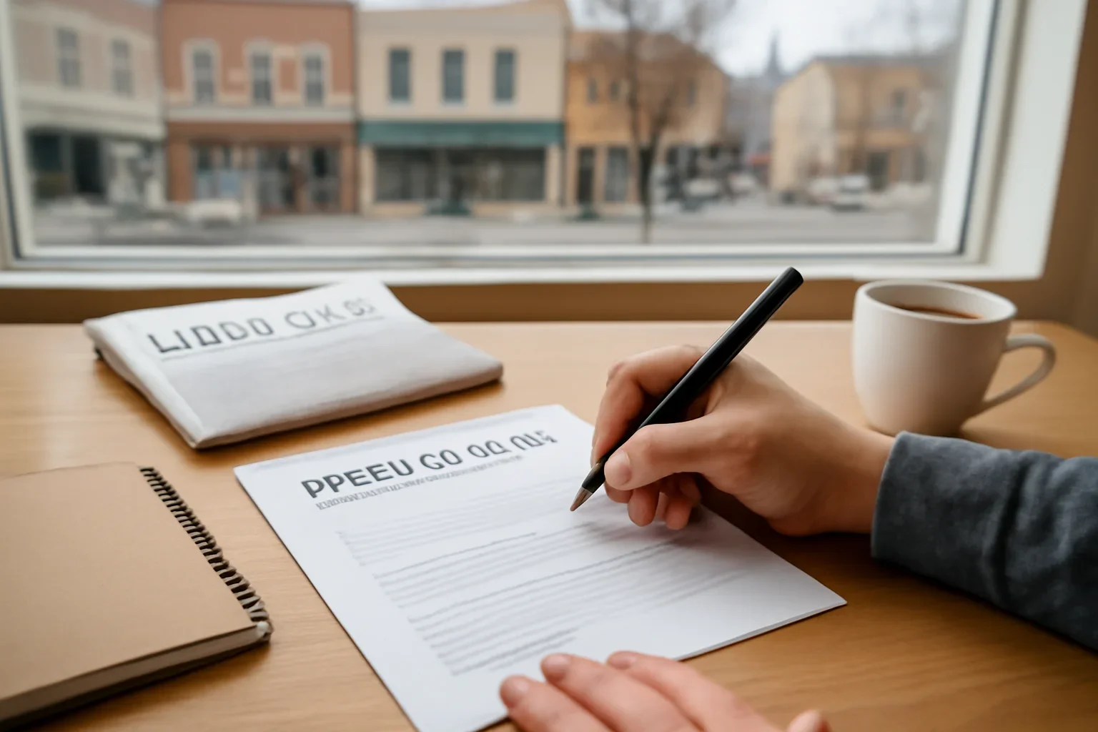 Editorial image of how to write a local press release in a local context