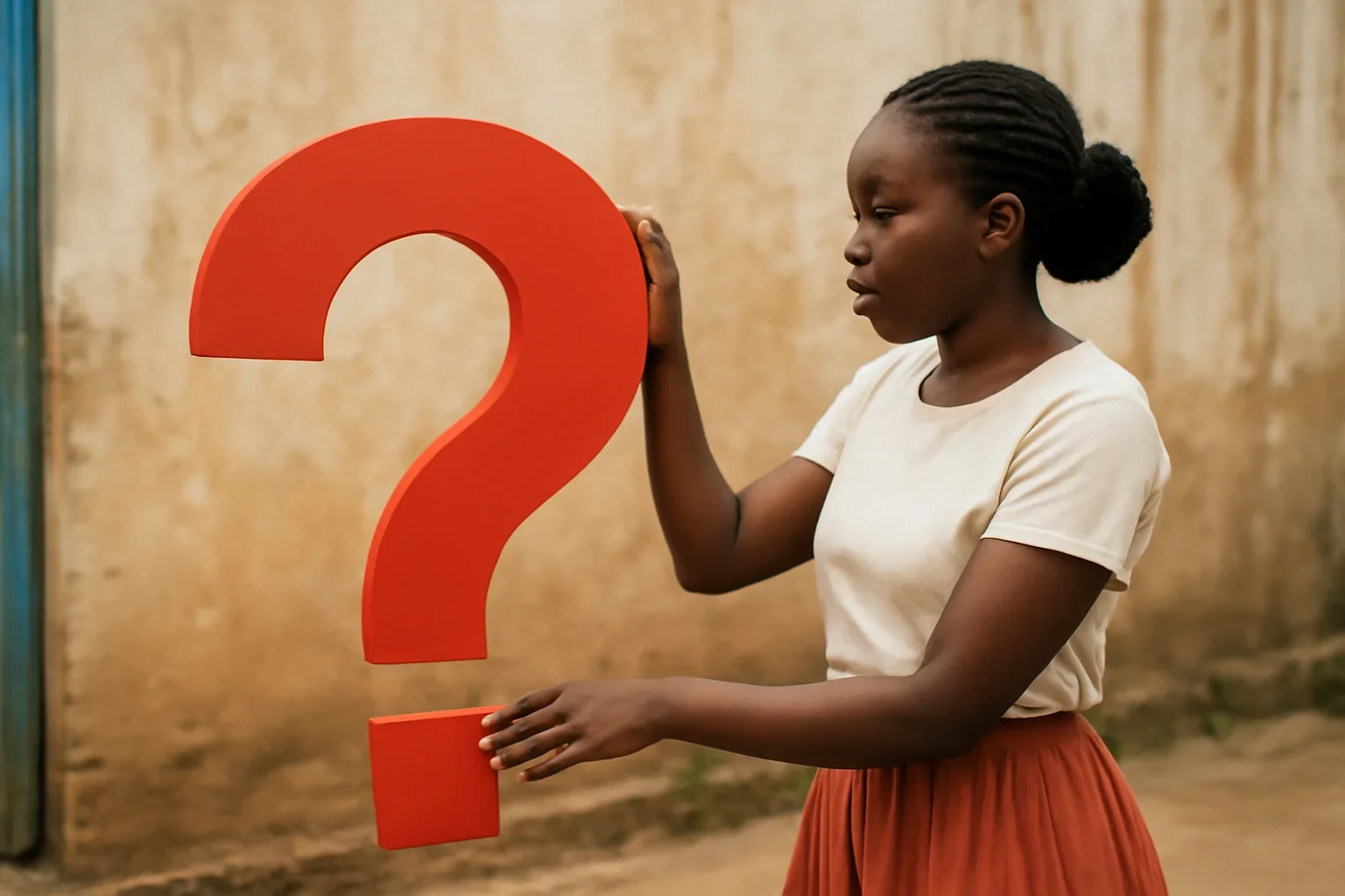 Editorial image of faq in a local context